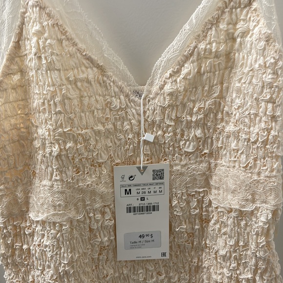 Zara lace high stretch midi dress - Picture 2 of 3